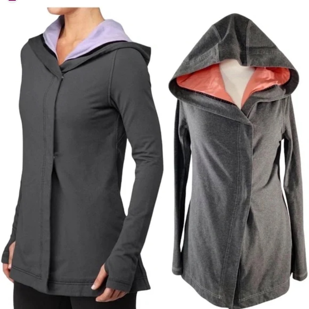 Lululemon Women’s Awareness Wrap Hoodie Yoga Pockets Soft Stretch Sz 10
